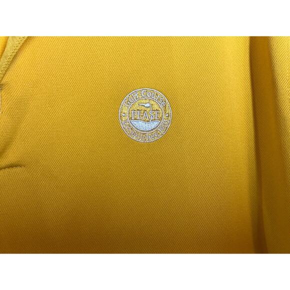 Mens Nike PGA Logo Golf Shirt XL Yellow - Picture 2 of 7